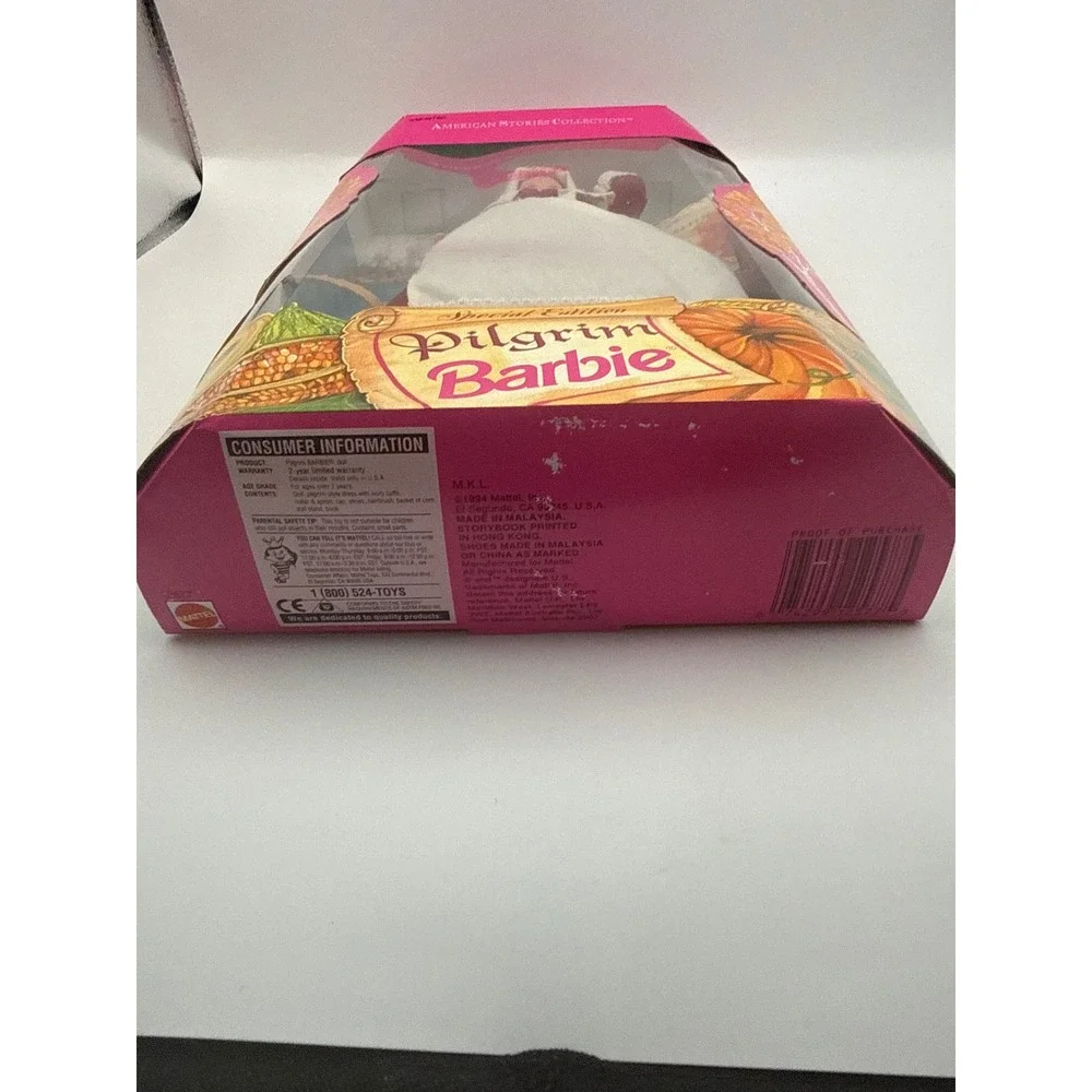 Mattel Pilgrim Barbie American Stories Collection 2nd Edition 1994 NIB 12577